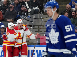 Flames Maple Leafs Hockey