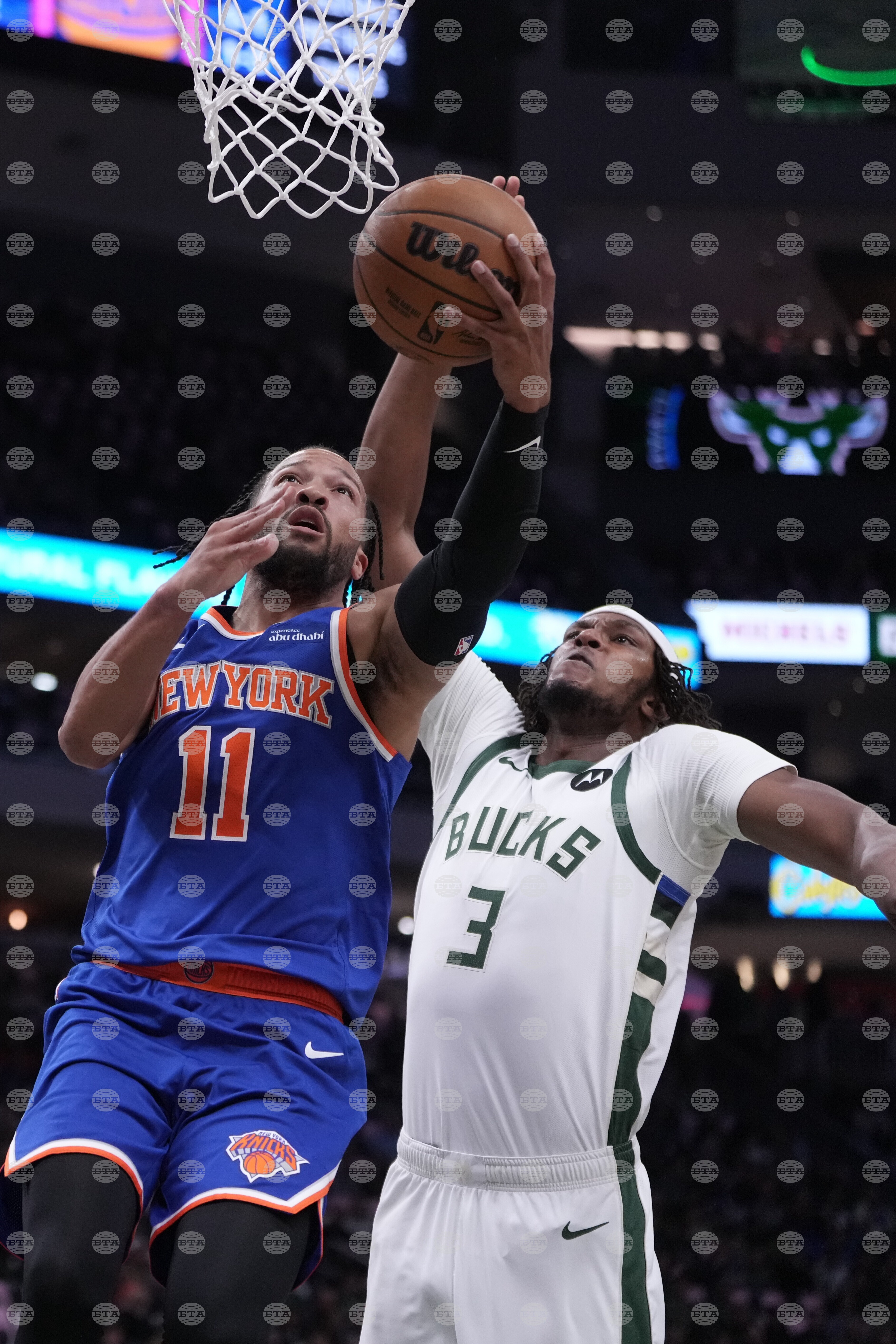 Knicks Bucks Basketball