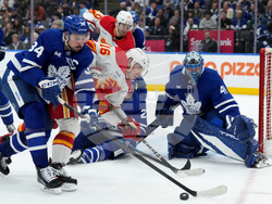 Flames Maple Leafs Hockey