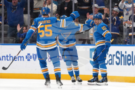 Red Wings Blues Hockey