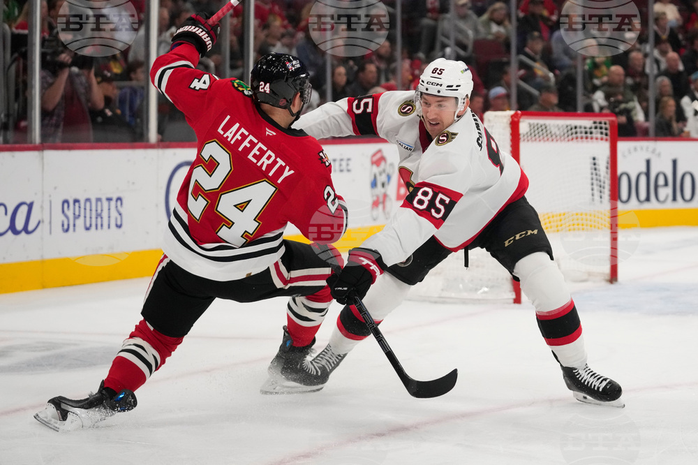 Senators Blackhawks Hockey