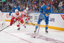 Red Wings Blues Hockey