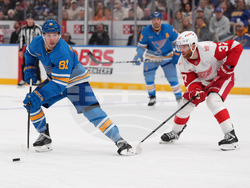 Red Wings Blues Hockey