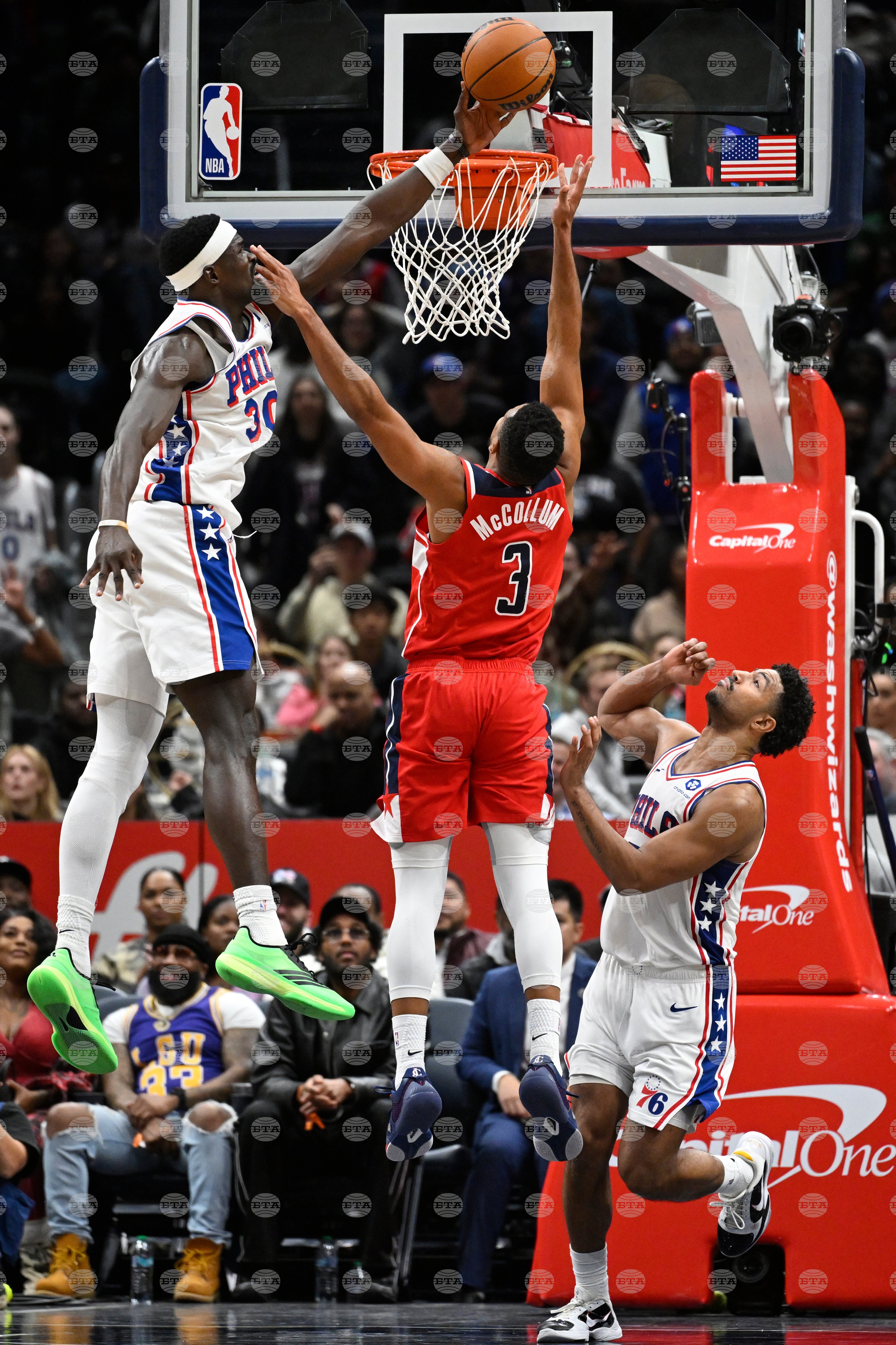 76ers Wizards Basketball