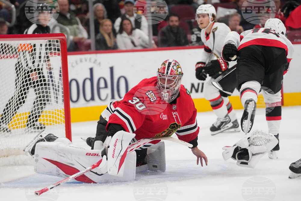 Senators Blackhawks Hockey