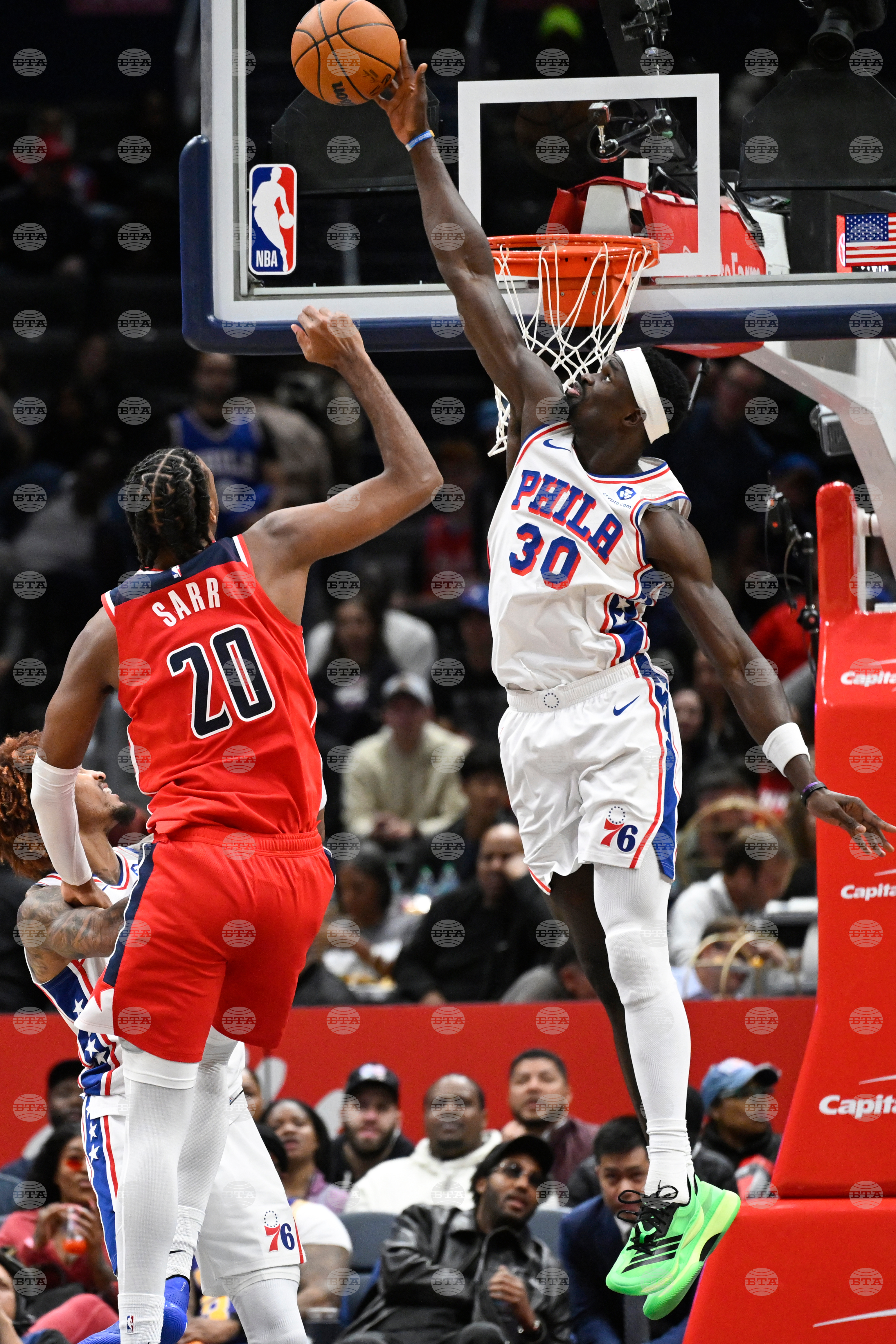 76ers Wizards Basketball