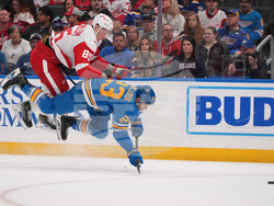 Red Wings Blues Hockey