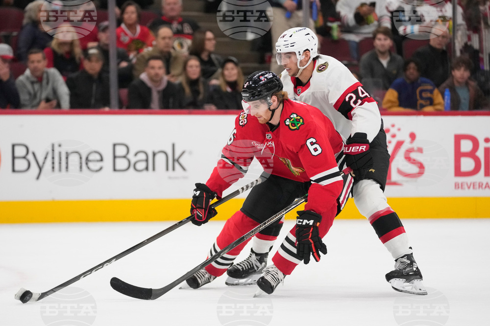Senators Blackhawks Hockey