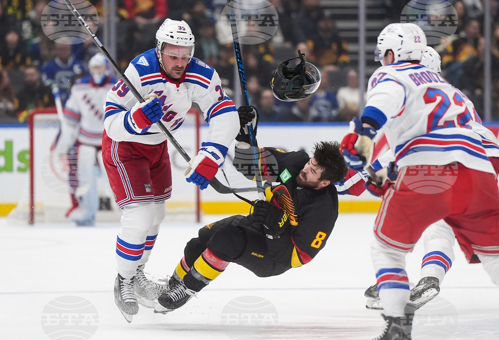 Rangers Canucks Hockey