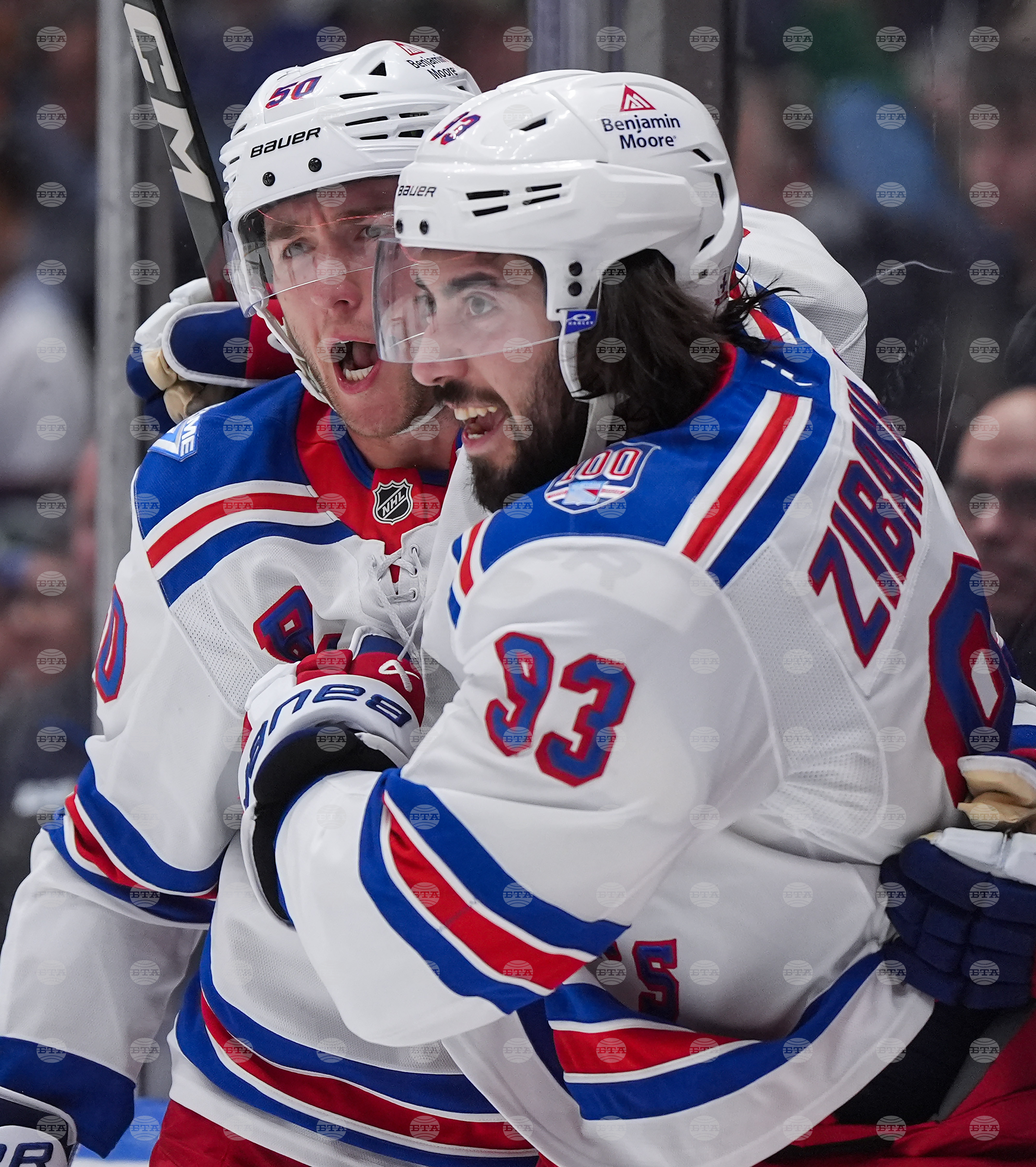 Rangers Canucks Hockey