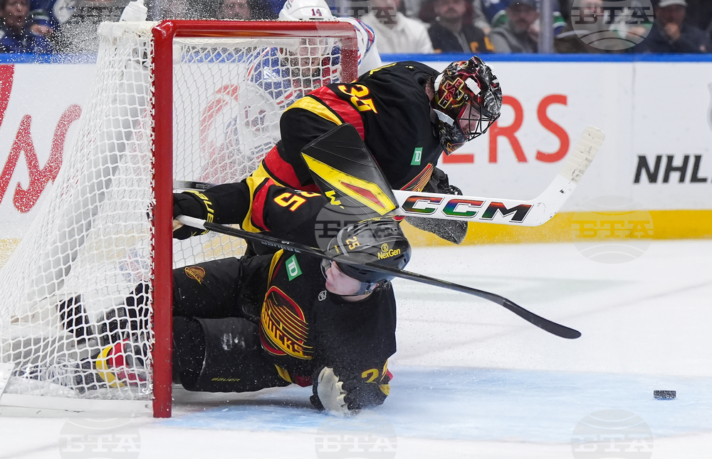 Rangers Canucks Hockey