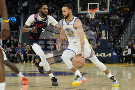 Clippers Warriors Basketball