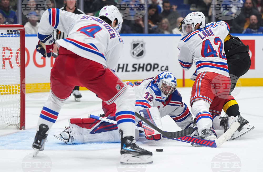 Rangers Canucks Hockey