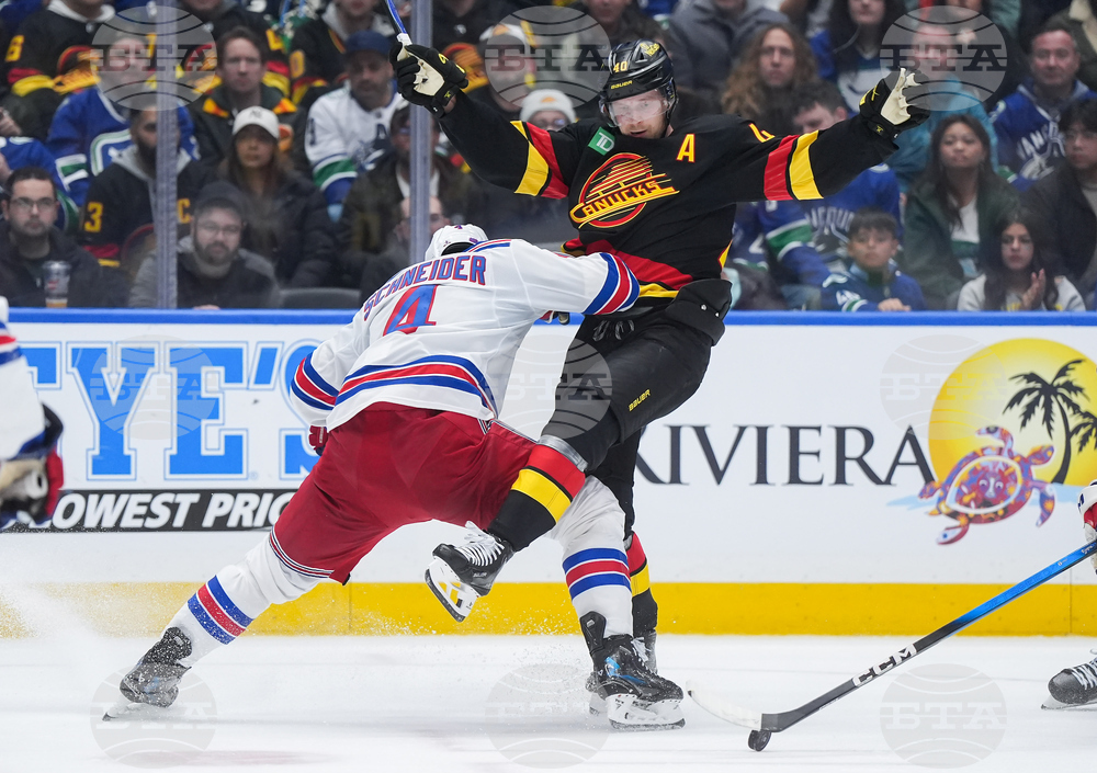 Rangers Canucks Hockey
