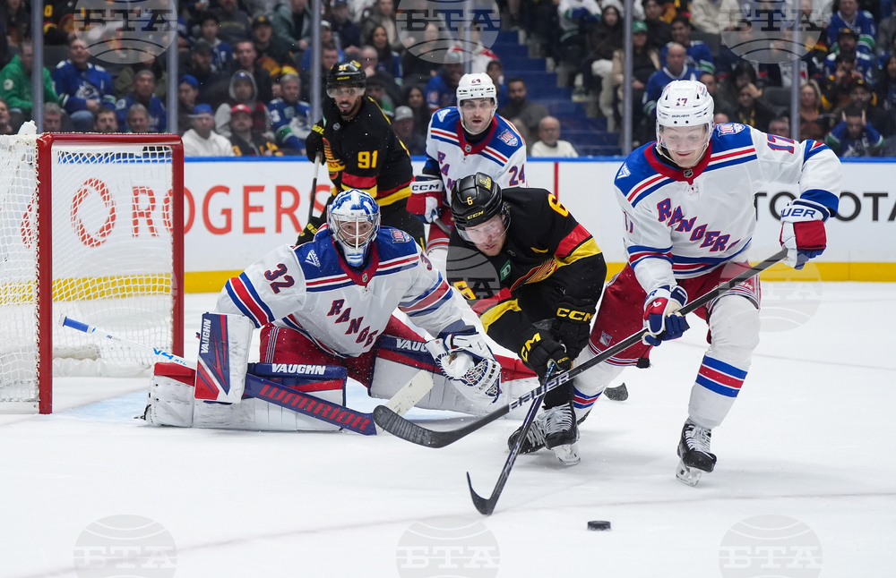 Rangers Canucks Hockey