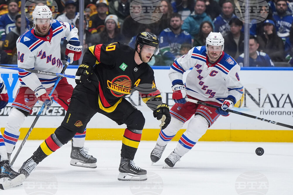 Rangers Canucks Hockey