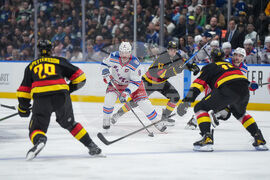 Rangers Canucks Hockey