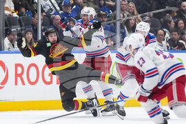 Rangers Canucks Hockey