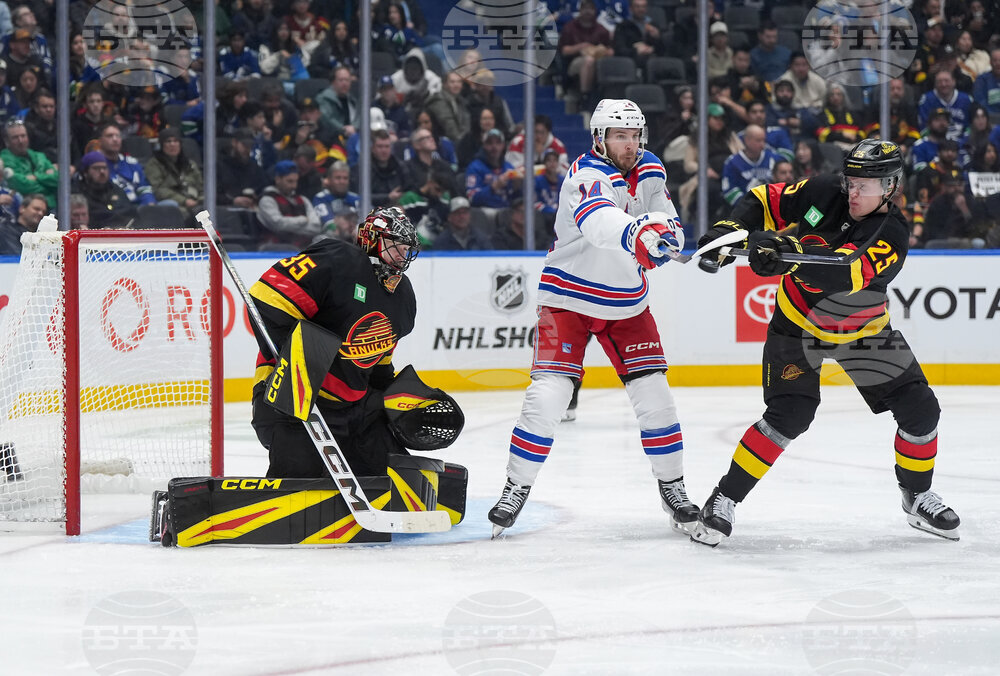 Rangers Canucks Hockey