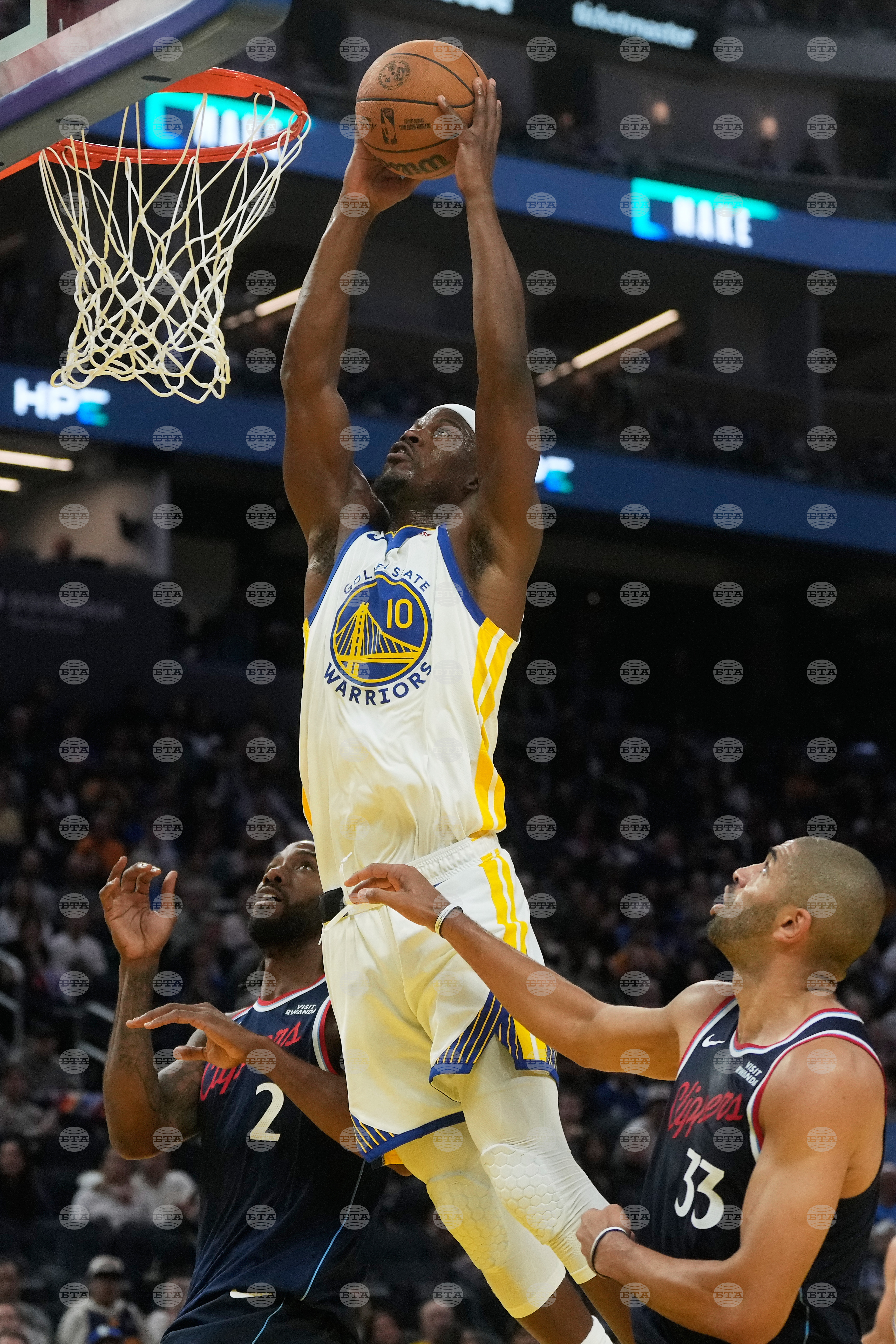 Clippers Warriors Basketball