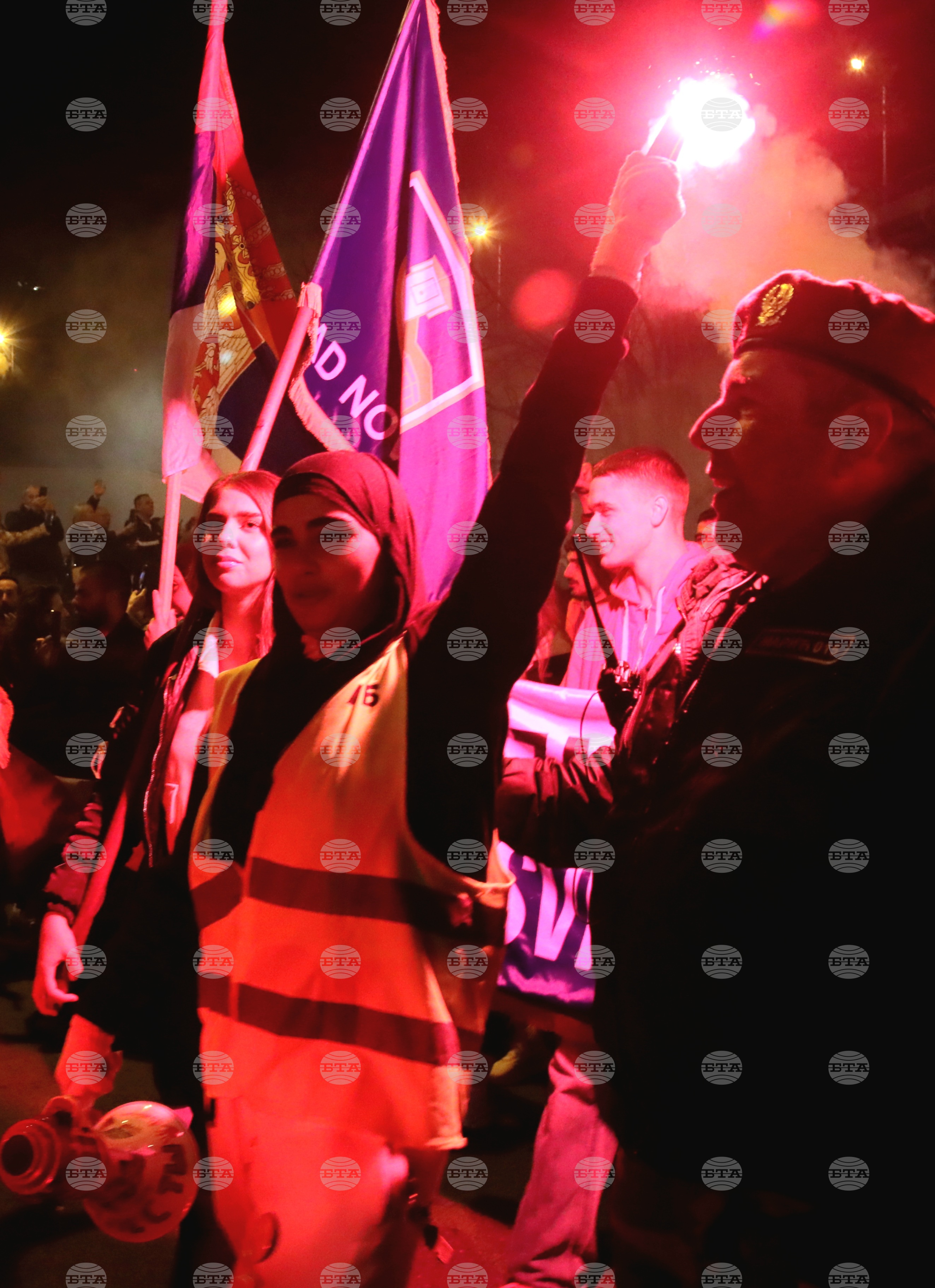 Сърбия - Белград - протест