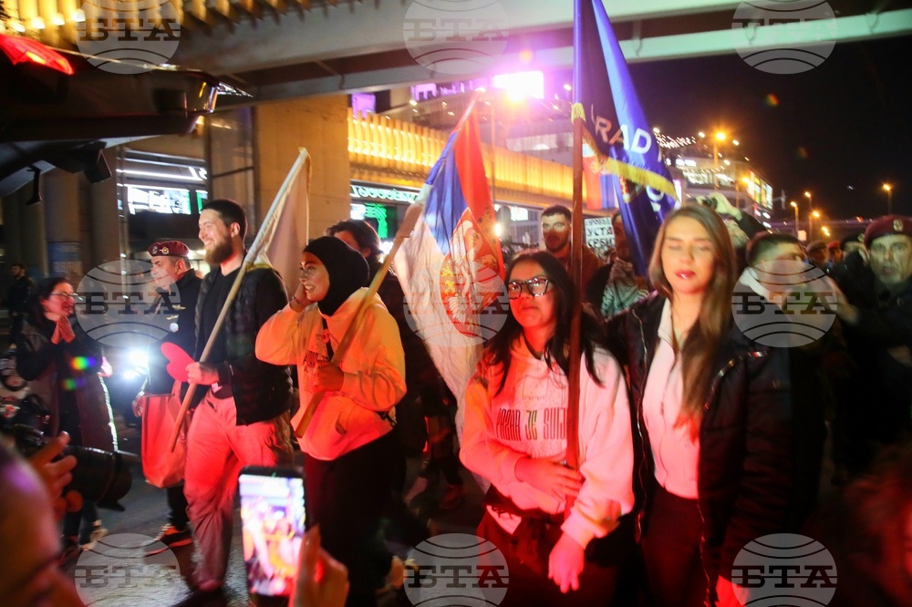 Сърбия - Белград - протест