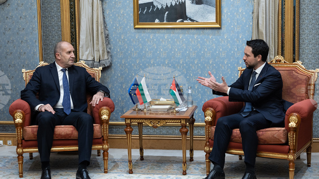 Bulgaria Values Jordan’s Role in De-escalating Middle East Conflict, President Radev Says