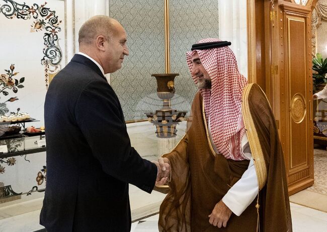 Саудитска Арабия - Румен Радев - Ясир Ал-Румаян - среща