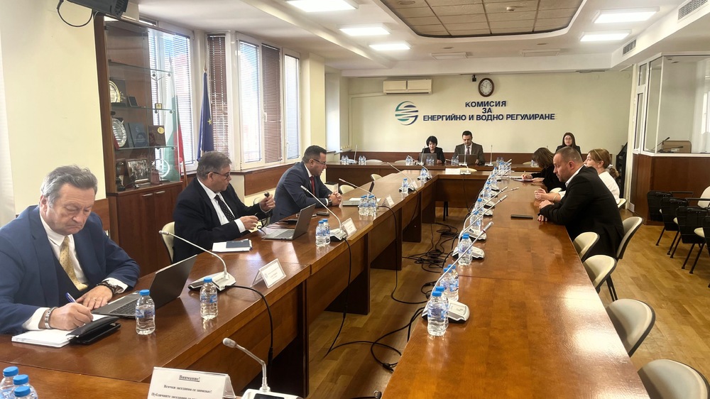 Открито заседание в КЕВР за цена на природния газ за месец ноември 