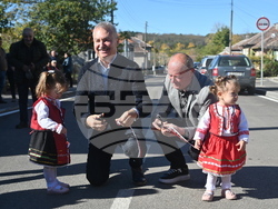 Село Белотинци - новоизграден път - откриване