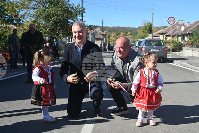 Село Белотинци - новоизграден път - откриване 