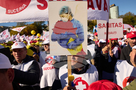 Romania Anti Austerity Protest