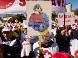 Romania Anti Austerity Protest