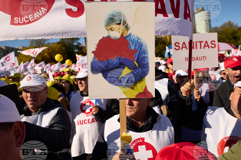 Romania Anti Austerity Protest
