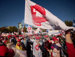 Romania Anti Austerity Protest