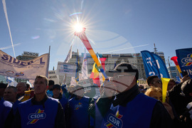 Romania Anti Austerity Protest