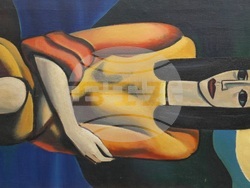 Любомир Савинов прави изложба „Стъпка по стъпка“. Снимка: Галерия „Стубел“