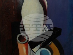 Любомир Савинов прави изложба „Стъпка по стъпка“. Снимка: Галерия „Стубел“