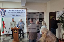 Шумен - Областна дирекция на МВР - убийство в с. Студеница - брифинг