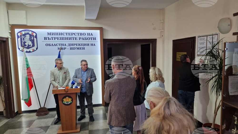 Шумен - Областна дирекция на МВР - убийство в с. Студеница - брифинг