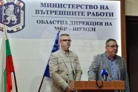Шумен - Областна дирекция на МВР - убийство в с. Студеница - брифинг