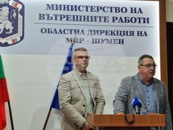 Шумен - Областна дирекция на МВР - убийство в с. Студеница - брифинг