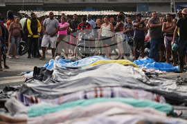 APTOPIX Brazil Gang Raid