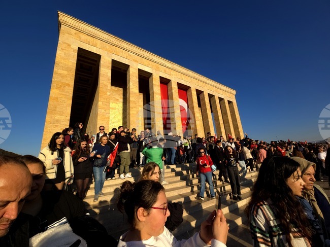 Турция - Анкара - Мустафа Кемал Ататюрк - 102-годишнина