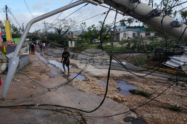 APTOPIX Jamaica Extreme Weather
