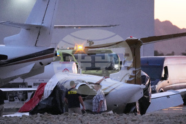 US Learjet Landing Gear Problem