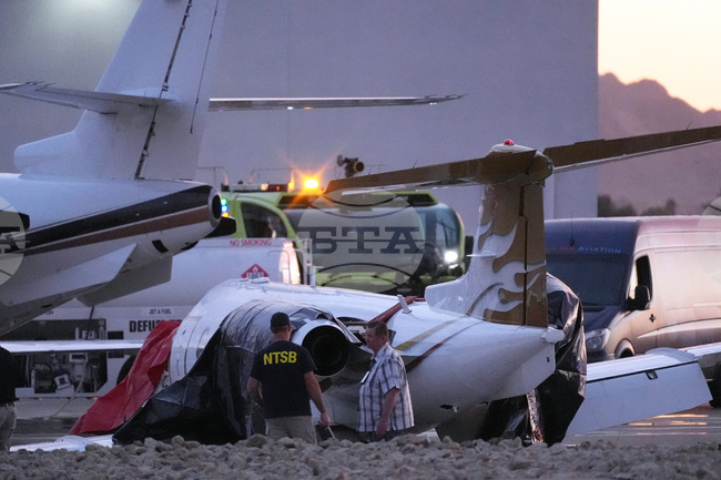 US Learjet Landing Gear Problem