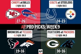 AP PRO PICKS WEEK 9