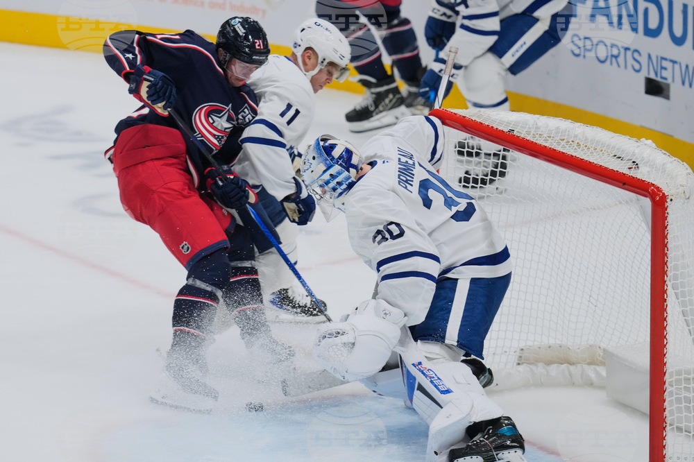 Maple Leafs Blue Jackets Hockey