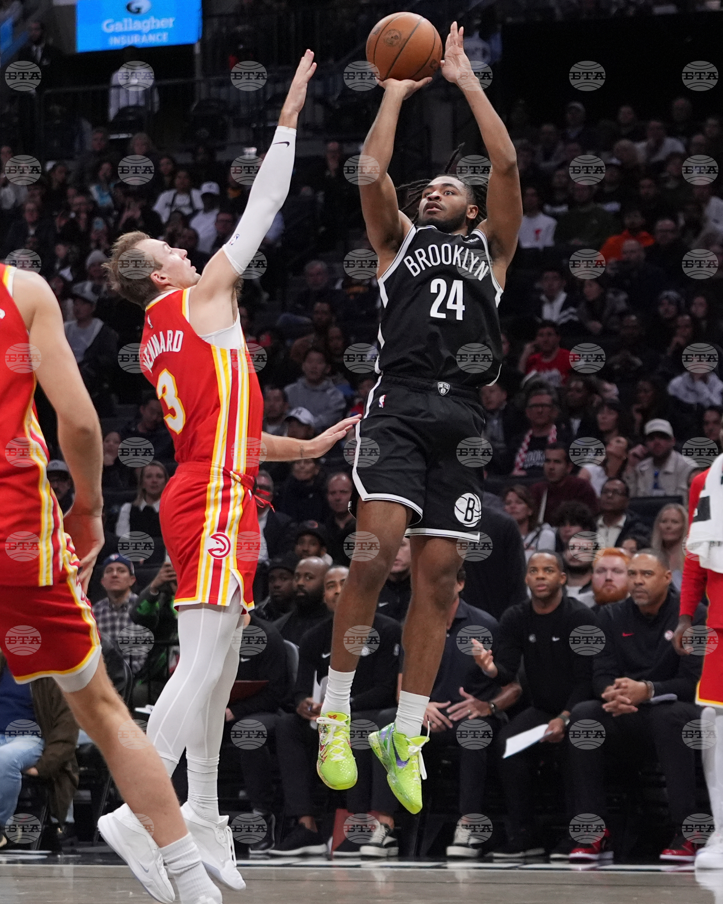 Hawks Nets Basketball